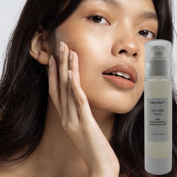 Rice Milk Toner with Niacinamide & Hyaluronic Acid for Face, Alcohol-Free, - Picture 5 of 6